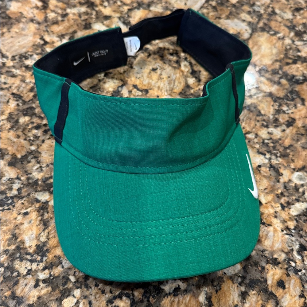 Nike Emerald Green Visor with Logo